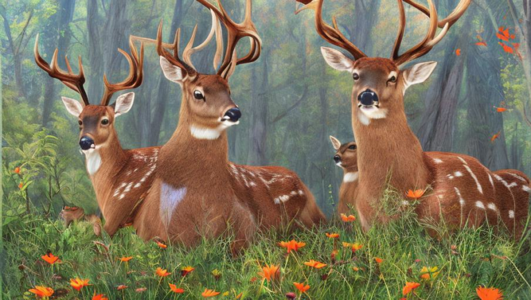 Observing Deer in Their Natural Habitat