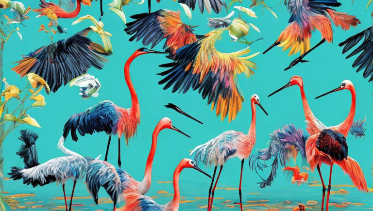 Nesting Sites of Cranes