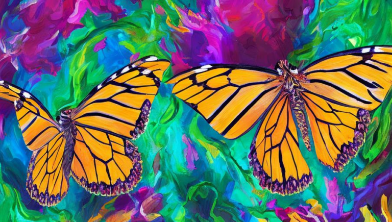 Jitters of the Butterfly's Metamorphosis