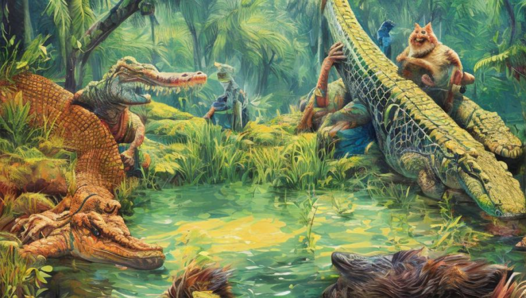 Zealous Protection of Crocodiles in the Wild
