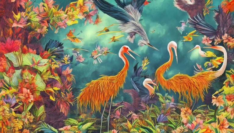 Quaint Habits of Cranes