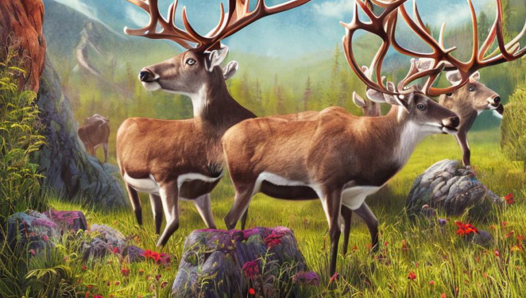 Nature’s Winter Warriors: The Caribou